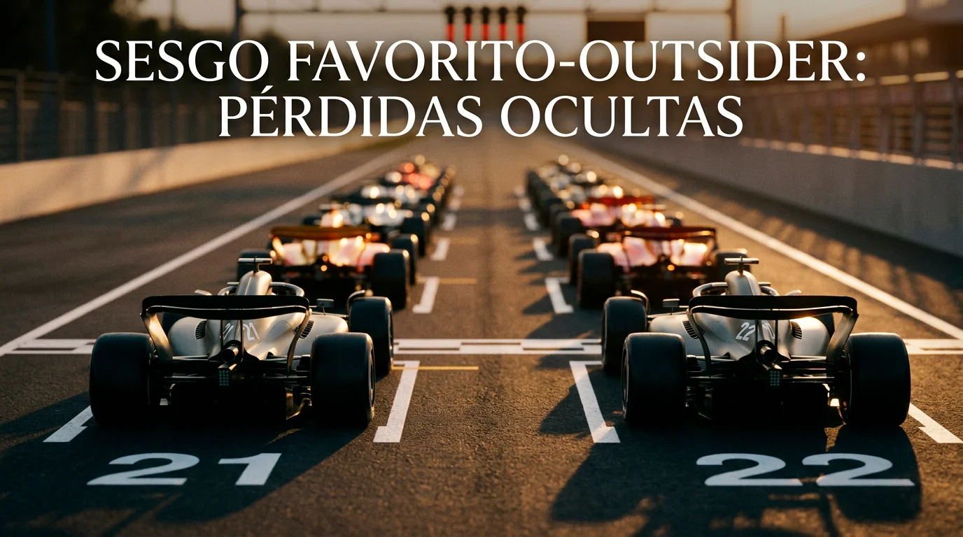 Favourite longshot bias F1 sesgo pérdidas apuestas