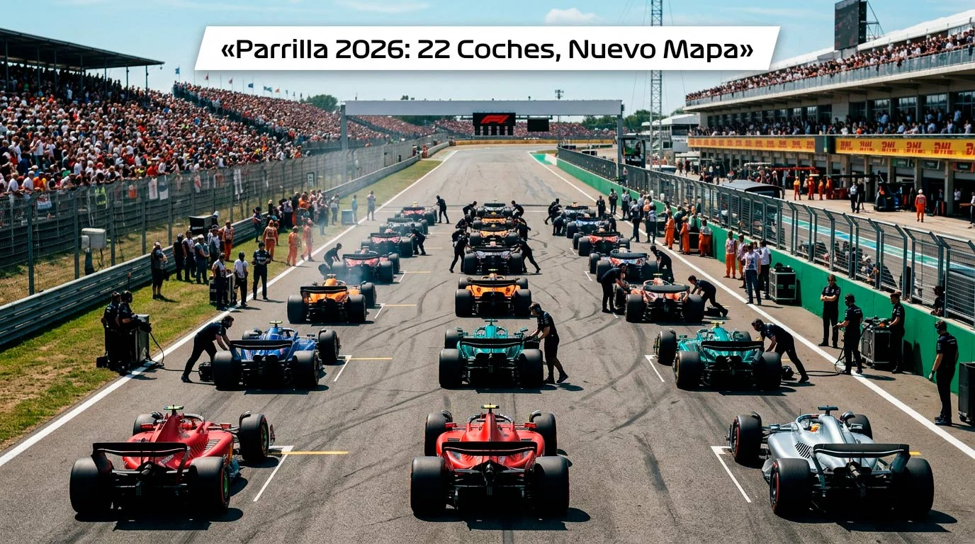 Parrilla F1 2026 pilotos equipos cambios apuestas